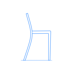 Furniture Stools Hudson Counter Stool Line Art Svg Vector, Free Vectors File